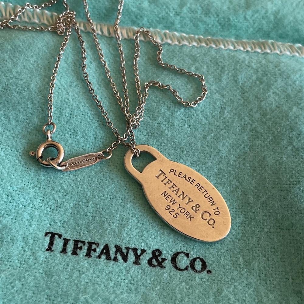 Tiffany & Co. Silver Tag Necklace